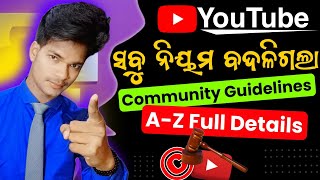 YouTube Community Guidelines All Rules | YouTube All New Community Guidelines 2023 Odia By ysdillip