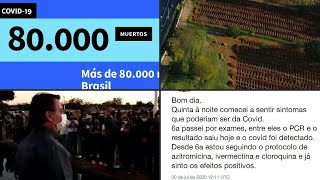 Brasil supera las 80.000 muertes por coronavirus | AFP