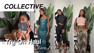 COLLECTIVE TRY-ON HAUL | ZARA, PLT + MORE | * Style Inspo + Places to shop online *