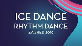 Katarina Delcamp / Ian Somerville (USA) | Ice Dance Rhythm Dance | Zagreb 2019