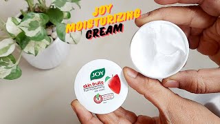 Joy Skin Fruits Moisturizing Cream Review + Demo in Hindi | Best Winter Cream for Dry Skin? |