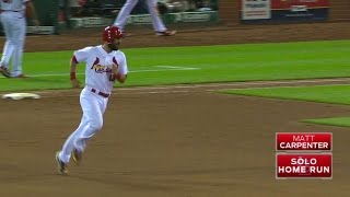 MIL@STL: Carpenter ties game with homer in the 7th