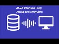Java Interview Prep #09: Arrays and ArrayLists - AI-Generated Podcast