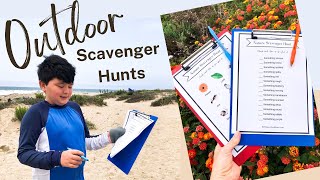 6 Outdoor Scavenger Hunt Ideas That Will Make Your Summer Homeschooling Fun!