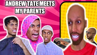 Haram Andrew Tate Meets Halal Parents 😱😂 | Zubair Sarookh