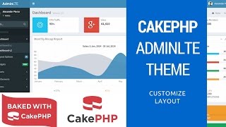 CakePHP AdminLTE Theme - Customize Layout