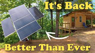 Eco-Worthy Solar Tracker Install – Better Than Ever with Bifacial Panels | Remote Off-Grid Cabin