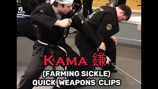 Kama - farming sickle practice