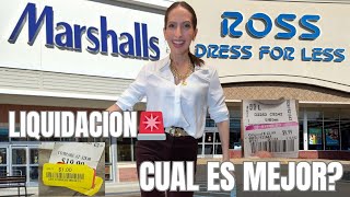 ROSS vs MARSHALLS las TIENDAS MÁS BARATAS en Estados Unidos‼️ LIQUIDACIÓN de HASTA $1.00 😱🚨