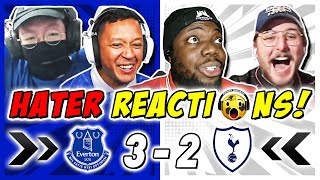 SPURS RIVALS \u0026 HATERS SMUG 🤭 REACTION TO EVERTON 3-2 TOTTENHAM | PREMIER LEAGUE FAN REACTIONS