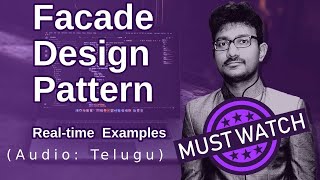 Facade Design Pattern in Java in Telugu | (Software Design Patterns in Telugu)