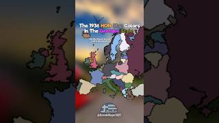 HOI4 Colors On 1936 Map #map #mapping #geography #europe #history #countryballs