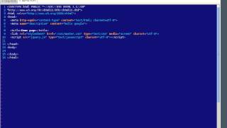 MiniWebCast: Quick HTML With Vim