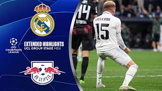 Real Madrid vs. RB Leipzig: Extended Highlights | UCL Group Stage MD 2 | CBS Sports Golazo