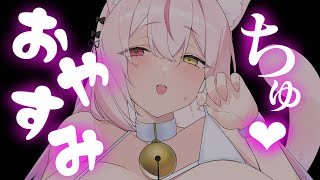 【ASMR】おやすみしてくれた人にちゅーする♥作業・キーボード音