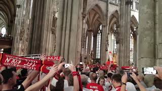 1.FC Köln Hymne Kölner Dom Andacht 2017