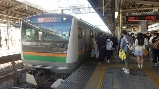 湘南新宿ラインE233系+E231系 快速宇都宮行き!池袋駅発車！！