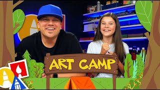 Summer Art Camp With Art For Kids Hub - #CampYouTube draw #withme