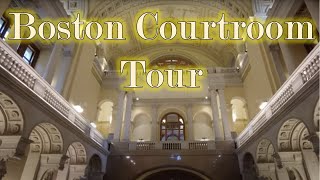 Boston Courtroom Tour 4K HDR | Inside Suffolk County Supreme Judicial Court