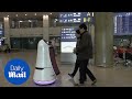 Meet the robots set to help tourists and clean at Korean airport - Daily Mail