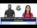 Welcome to The Agriculture Guruji | Schedule of Classes | @THEAGRICULTUREGURUJI