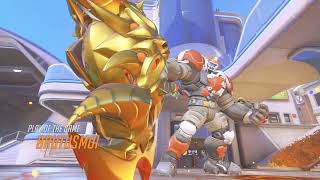 Enemy Team Deleted by ONE REINHARDT SHATTER💀