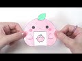 복숭아씨네 큐티하우스 만들기 how to make peach paper doll set 도안나눔