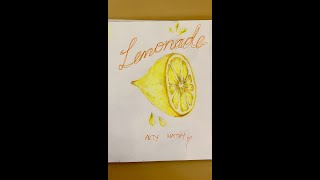 Limon Çizimi-Kuruboya/ Lemon Drawing-Colorpencil