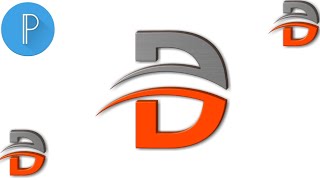 D Logo Design on Android phone || mobile se logo kaise banaen || edit zone