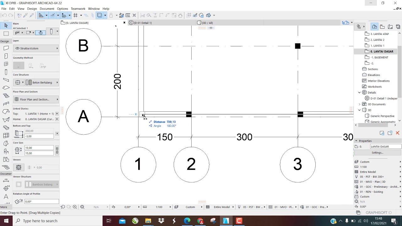 🔖TUTORIAL ARCHICAD 22 (Part 3) ~ COLUMN ELEMENT (Rumah 1 Lantai) - YouTube