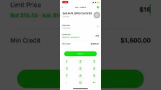 How to Sell an Option Contract on Robinhood