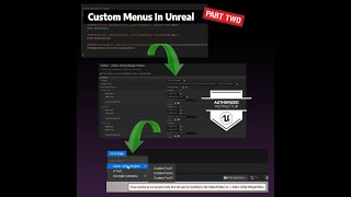 Creating Advanced Custom Menus in Unreal Engine