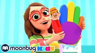 Finger Family Puppet Show | Cartoons & Kids Songs | Moonbug Kids - Nursery Rhymes for Babies