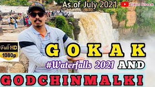 🌊Gokak waterfalls | 🤿Godchinmalki waterfalls | Karnataka Waterfall 2021