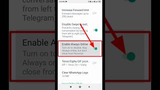 Gb WhatsApp Always online option😱 #youtube😱 #shorts #video #viral #trending #impossible😱