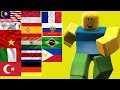 Roblox in different languages meme.