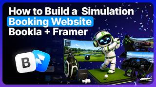 Ultimate Racing, Flight & Golf Simulator Website Tutorial | Online Booking with Framer & Bookla