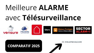 Quelle est la meilleure alarme avec télésurveillance ? COMPARATIF 2025