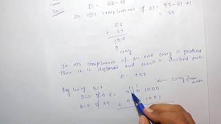 BCD Subtraction |using 10's complement | examples