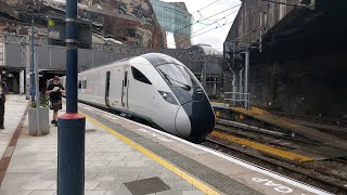 323221, 805001 + 805003, and 66533 at Birmingham New Street