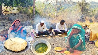 यळवण्याची आमटी आणि पुरणपोळी - बाणाईने संक्रातीला बनवला #मस्तपैकी स्वयंपाक | Puranpoli Recipe | Amti