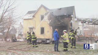 Crews respond to fire on Petrel Street