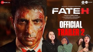 Americans' react to Fateh | Official Trailer 2 l Sonu Sood | Jacqueline Fernandez |