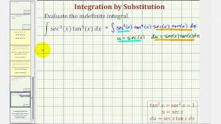 Ex: Integral Using Substitution with an Odd Power of Tangent