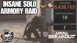 Going CRAZY in a SOLO Armory Forbidden Zone | Arena Breakout: Infinite [PC]