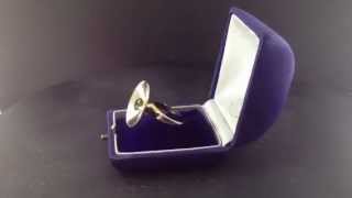 George Jensen gold ring