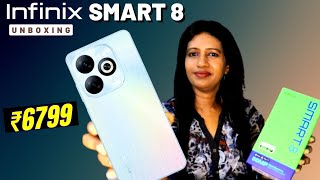 Infinix Smart 8 Unboxing in Tamil | Best Phone under 7000