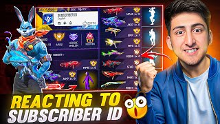 Super Rare Ids Reaction On Live😍My Subscribers Id Reaction😱[A_s Gaming] - Free Fire Max