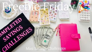 Freebie Friday Finale for April | $114 | Completing mini savings challenges