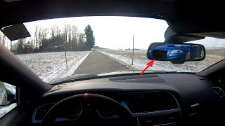 Audi S5 V8 POV - Insane Sound \u0026 Audi S3 Chasing Me!